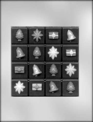 Christmas Break-Up Bar Chocolate Mould